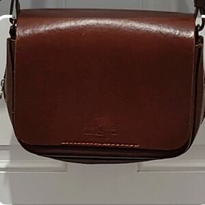 Brown Genuine Leather Shoulder Crossbody Satchel